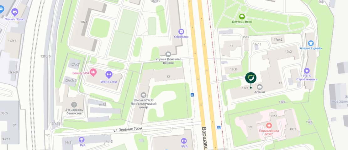 17105, Москва, Варшавское ш., 17, стр. 1